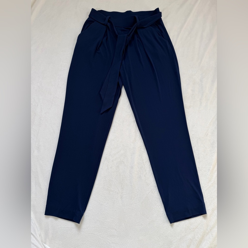 Express Navy Women's Tie-Waist Trousers